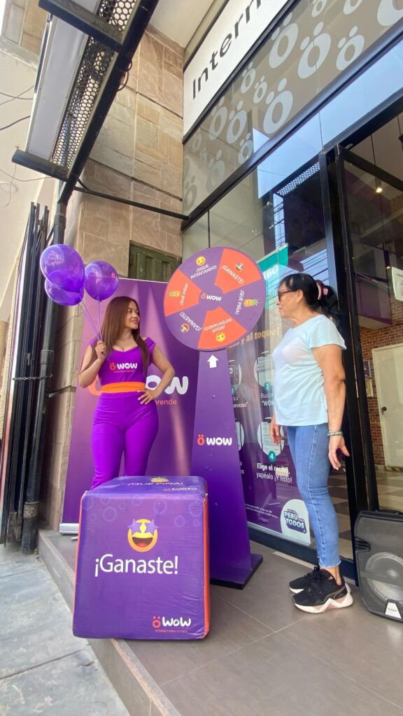 ¡Así se vivió la experiencia WOW en Chimbote con la ruleta y más juegos!